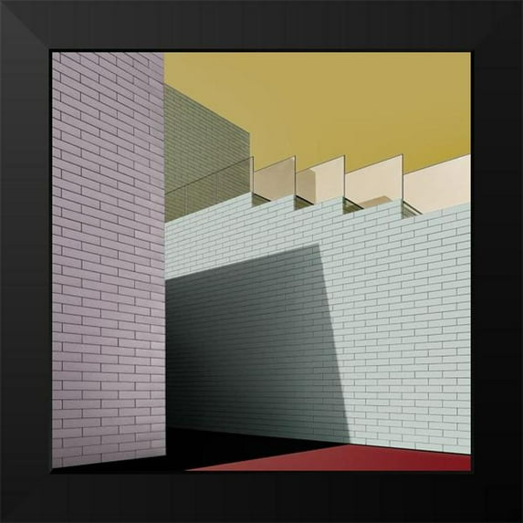 Schuster, Inge 15x15 Black Modern Framed Museum Art Print Titled - Urban Abstract