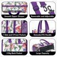 thumbnail image 3 of Teacher Tote Bag,Pioneer Flower Floral Print Pattern Teacher Utility Tote Bag,Large Work Tote Bags for Women with Multiple Pockets,Top Zipper Closure,13.8x10.6x6.7 Inch, 3 of 5