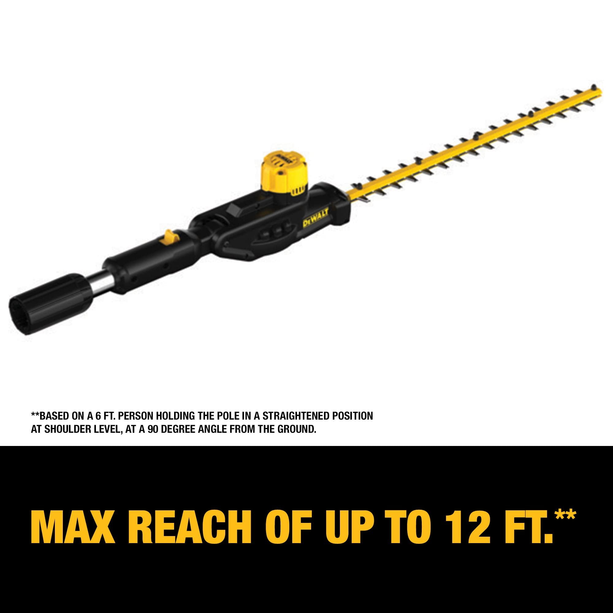 DEWALT 20V MAX Hedge Trimmer DCPH820B, Battery Powered - 22 In Blade, Tool Only
