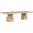 thumbnail image 6 of Meridian Furniture Anzio Oak Veneer Dining Table, 6 of 31