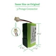 thumbnail image 4 of FIVO Replacement Battery for Eufy RoboVac 11S,11S Max, 12, 15T,15C,15C Max,25C,30,30C Max 14.4V 2600mAh, 4 of 6