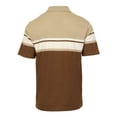 thumbnail image 4 of Gioberti Mens Multiple Stripe Polo Shirt with Pocket, 4 of 4