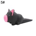 thumbnail image 4 of Flmtop Cute Dog Pig Mouse Cat Shape Door Stopper Holder Hard PVC Doorstop Wedge Gift, 4 of 11