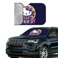thumbnail image 4 of Windshield Sun Shade Foldable Car Front Window Sunshade For Car Suv Trucks Vans - Best Heat Shield Blocker Visor Cover Blocks Uv Rays And Keeps Your Vehicle Cool-Medium, 4 of 5