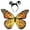 A, variant on Dreamy Butterfly Adult Masquerade Prop Performance Fairy Headpiece Party Decoration