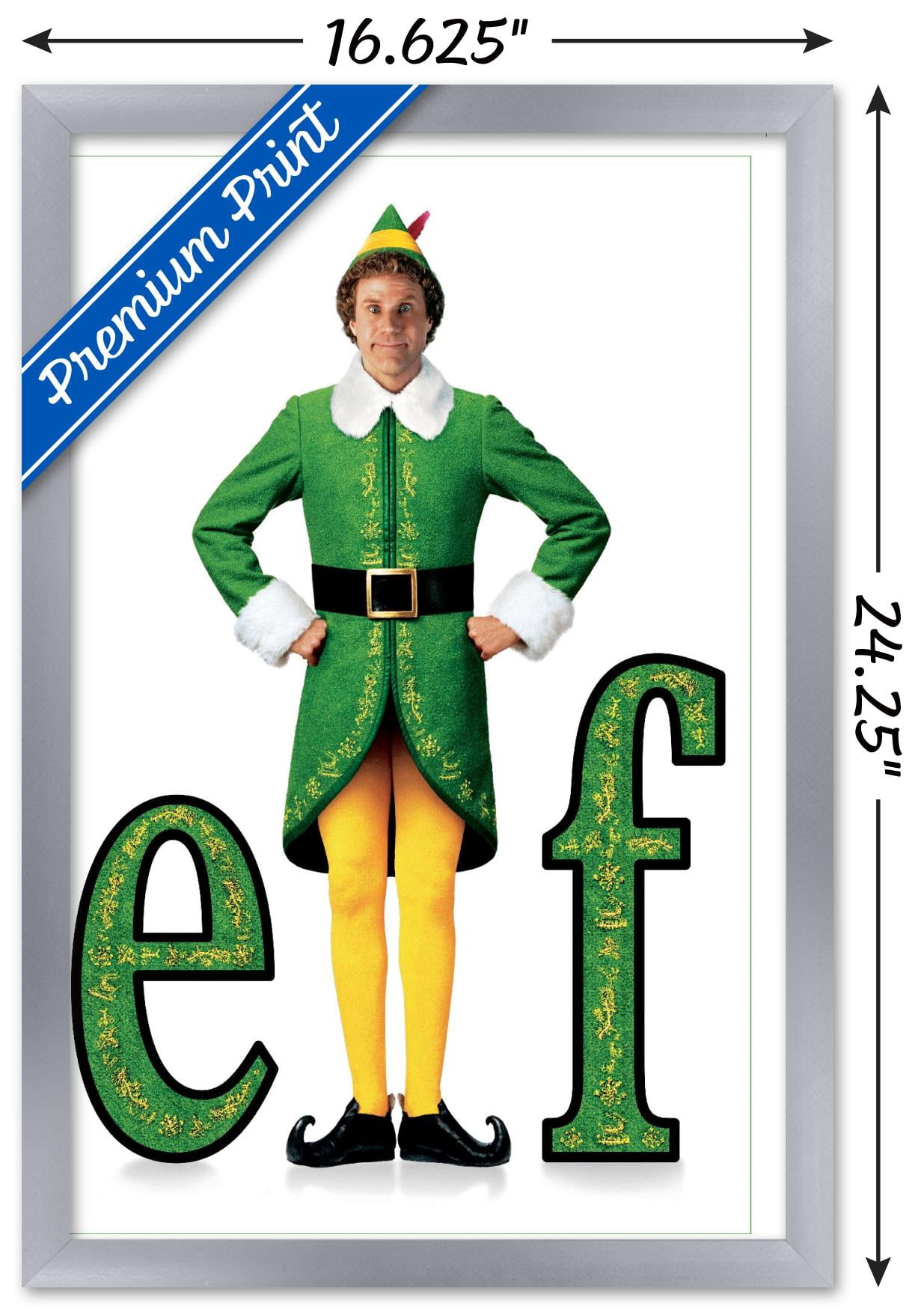 Elf - One Sheet Wall Poster, 14.725" x 22.375" Framed