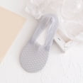 thumbnail image 2 of Yanyanz Socks, Womens Liner Socks Low Cut Non Slip Ankle Socks Hidden Cushioned Socks for Flat Boat, No Show Socks Gray One Size, 2 of 3