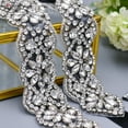 thumbnail image 7 of Cheers.US Women's Wedding Belt Crystal Pearls Bridal Sash Rhinestone Dress Belts for Bridal Gowns, 7 of 7