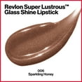 thumbnail image 3 of Revlon Super Lustrous Glass Shine Lipstick, Moisturizing Lipstick with Aloe, 006 Sparkling Honey, 0.15 oz, 3 of 7