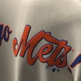 thumbnail image 5 of Unisex Fanatics  Tan New York Mets Spirit Jersey Fleece Crewneck Pennant Sweatshirt, 5 of 5