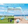thumbnail image 4 of Toldo para carpa de playa 2PM SPORTS de 3 x 3 m con protección UV UPF50+, 4 of 7