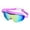 A003- D, variant on Swimming Goggles, Polarized Swim Goggles Adult, Wide Vision, Mirror Lens, 7 Inch Oversized Black Frame with Silicone Strap, Included Matching Nose Clip and Pair of Earplugs for