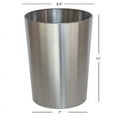 thumbnail image 5 of (2 pack) Mainstays Brushed Nickel Metal Bathroom Wastebasket, 2.2 gal, 5 of 6