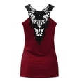 thumbnail image 5 of DHFJKG Women's Tank Tops Sexy Lace Sleeveless Casual Scoop Neck Night Out Summer Slim Fit Cami Shirts Comfortable Top, 5 of 7