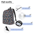thumbnail image 4 of Salouo Garden Gnomes for Travel Backpack for Men Women,Casual Laptop Backpack Daypack Business Work Bag for Travel、Hiking、Weekend -Small, 4 of 5