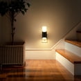 thumbnail image 3 of YANSUN 2 Pack Black Cylindrical Night Light with Long & Short Dual Shades, 3000K Warm White, Dimmable 0%-100%, Plug in, Home Decor, 3 of 7