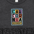 thumbnail image 4 of Inktastic Sacramento California Gifts Girls Baby Dress, 4 of 5