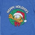 thumbnail image 3 of Garfield - Happy Holidays Wreath - Toddler And Youth Short Sleeve Graphic T-Shirt, 3 of 5