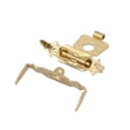 thumbnail image 2 of Box Wooden Case Metal Hasp Hook Lock Lid Latch Catch Gold Tone 30pcs, 2 of 3