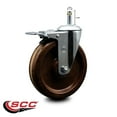 thumbnail image 2 of 6 High Temp Phenolic Wheel Swivel 7/16 Inch Stem Caster Total Lock Brake, 2 of 2
