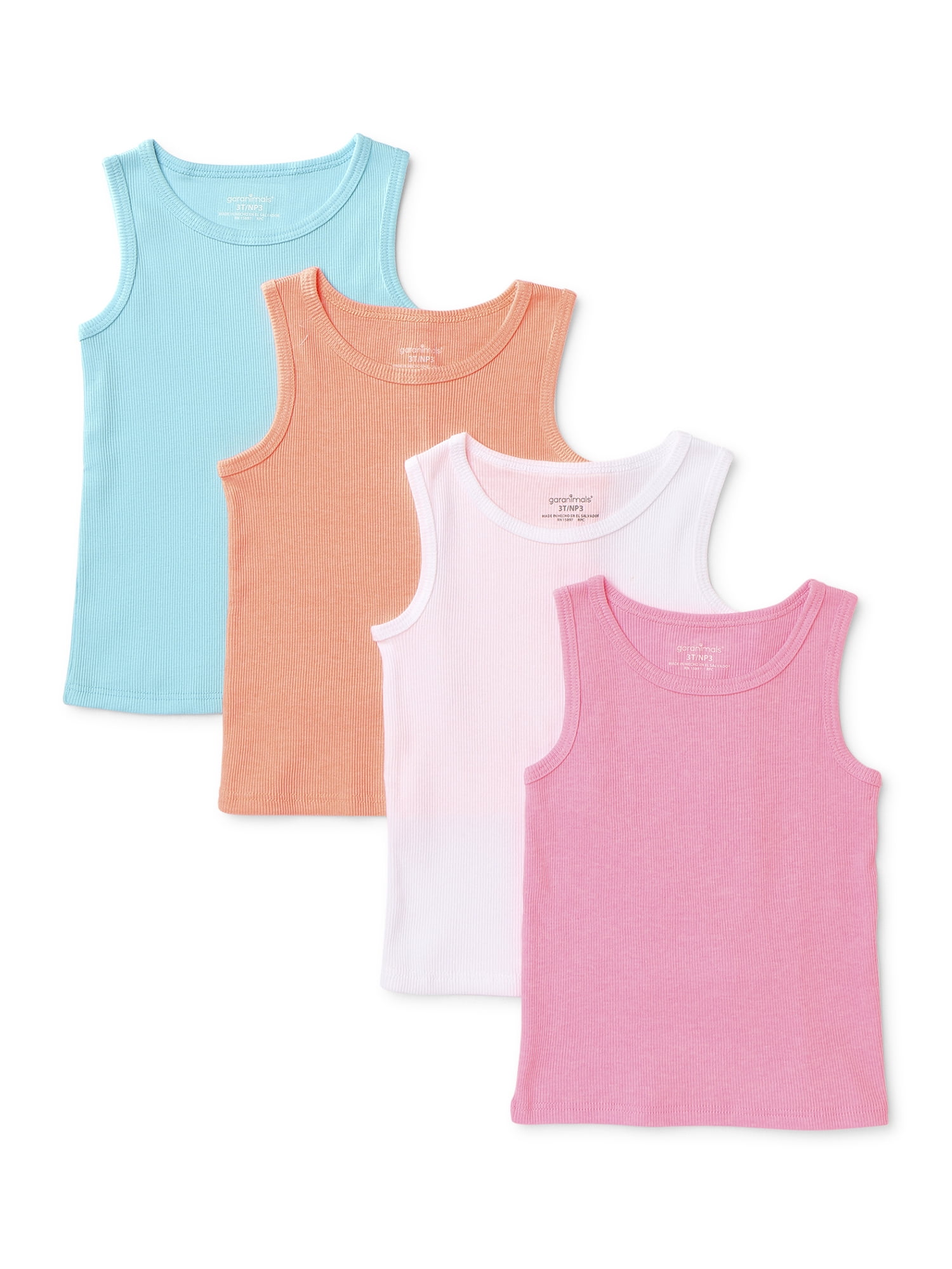 Garanimals Garanimals Baby Girls & Toddler Girls Solid Tank Tops, 4