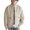Beige, variant on Boys Zip Up Leather Jacket Solid Long Sleeve Loose Windproof Jacket Kids Trendy Back to School Rainproof Coat