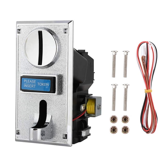 Múltiples monedas aceptador electrónico Roll Down Coin Acceptor Selector mecanismo máquina expendedora juego máquina tragamonedas multifunción Vogacara EL007739-00