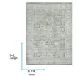 thumbnail image 5 of Livabliss Area Rugs for Living Room, 7x9 Edmonton Traditional Light Gray Rug, Bedroom Dining Room Home Decor Stain Resistant Carpet (6'7" x 9'), 5 of 7