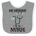thumbnail image 3 of Inktastic Nurse Mom Kids Nursing Girls Baby Bib, 3 of 4