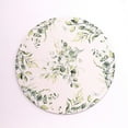 thumbnail image 2 of BalsaCircle 6 Green Round 13 in Disposable Paper Charger Plates Floral Design Party Events Decorations Supplies, 2 of 8