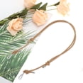 thumbnail image 4 of Unique Bargains 1 Pc Single Shoulder Handbag Strap for Office Khaki PU Metal, 4 of 5