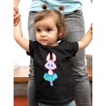 thumbnail image 2 of Bunny Ballerina T-Shirt Infant -Image by Shutterstock,  6 Months, 2 of 4