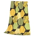 thumbnail image 3 of Bingfone Bee Honey Print Flannel Fleece Blanket Throw Blanket For Bed,Sofa,Couch,Travel,Camping(50"X40"), 3 of 9