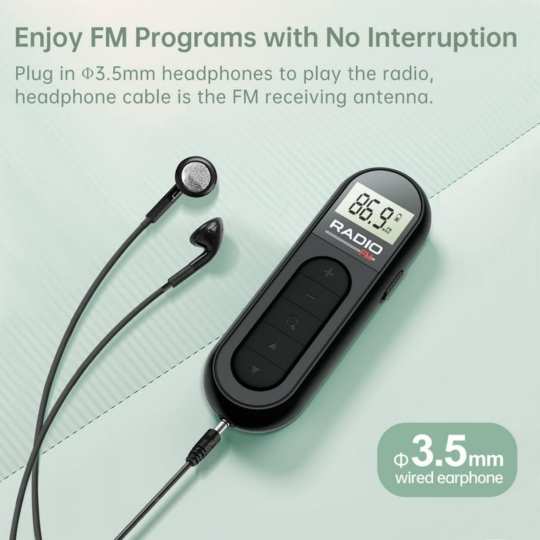 Radio Personnelle, Haut-Parleur Radio Fm Portable Avec Lecture De