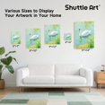 thumbnail image 7 of Shuttle Art Stretched Canvas, 15 Multi Pack, 4x4, 5 x 7, 8 x 10, 9x12, 11 x 14 Inches (3 of Each), 100% Cotton, Primed White Painting Canvas, Art Canvases for Acrylic, Oil, Acrylic Pouring Painting, 7 of 7