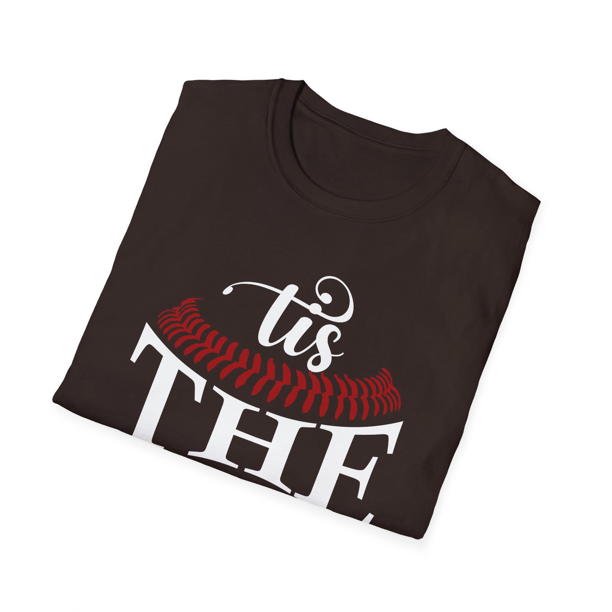 Tis The Season Baseball, Gildan Unisex Softstyle Shirt, Graphic Tee, S-3XL