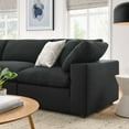 thumbnail image 2 of Commix Down Filled Overstuffed 4 Piece Sectional Sofa Set Black EEI-3356-BLK, 2 of 19