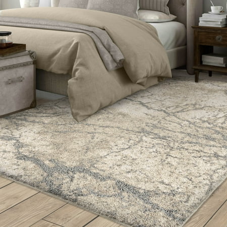 Orian Rugs Super Shag Marquina Ivory Area Rug