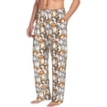 thumbnail image 2 of Balery Cartoon Cat 1 print Men's Pajama Pants,Ultra Lightweight Pjs,Lounge Pant-X-Large, 2 of 9