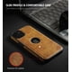thumbnail image 5 of 1 paquete compatible con iPhone 13 Pro Max Funda delgada de piel sintética de primera calidad con costuras clásicas de lujo elegante y delgada (2021) 6.7" (marrón), 5 of 5
