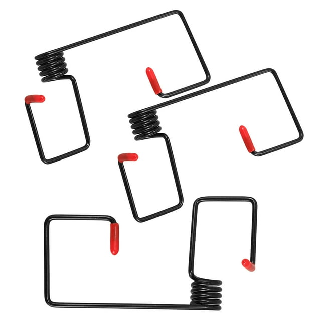 OULII 3 Pcs Porte Coulissante Anti-Intempéries Noir Améliore la Performance des Autocollants