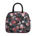 thumbnail image 2 of Flower Lunch Bag for Women Men Reusable Insulated Lunch Bags, Leakproof Cooler Food Lunch Tote Bag, Large Capacity Lunch Box for Work School Travel Picnic, 2 of 7