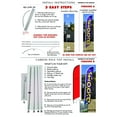thumbnail image 3 of Tacos de Mariscos Advertising Feather Flag Banner Swooper Flag Kit Sign with Pole and Ground Stake, 3 of 3