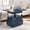 Blue, variant on Noble House Arlais Adjustable Height Rolling End Table, High Gloss Lift Top Side Table with Charging Station, Green