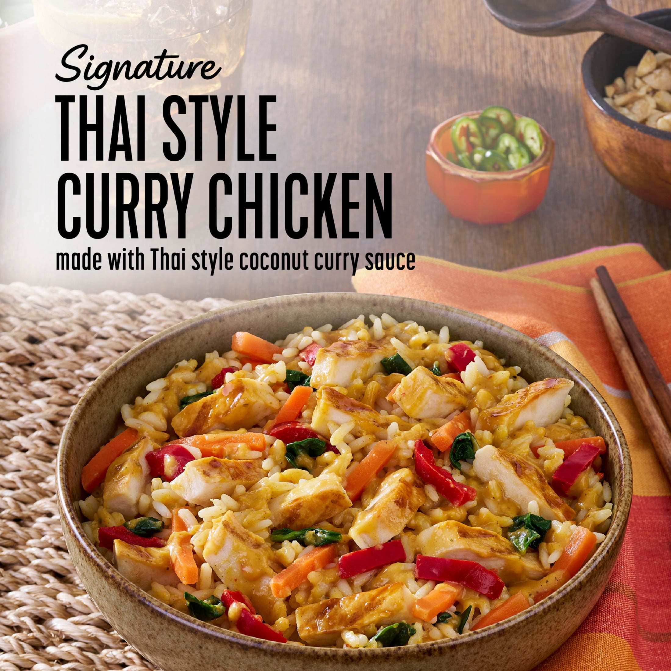 Lean Cuisine Thai Style Curry Chicken, Frozen Meal, 8 Oz