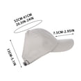 thumbnail image 3 of YiJuHui Half-Top Ponytail Baseball Cap for Women, Sun Protection UPF 50+ Hollow Out Visor Hat, Adjustable Breathable Mesh Sun Hat for Running, Hiking, Outdoor Sports, 3 of 5