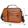 thumbnail image 5 of Mepaouo Messenger Bag for Men Vintage Leather Waterproof Laptop Briefcase Computer Satchel Handbag(Khaki), 5 of 5