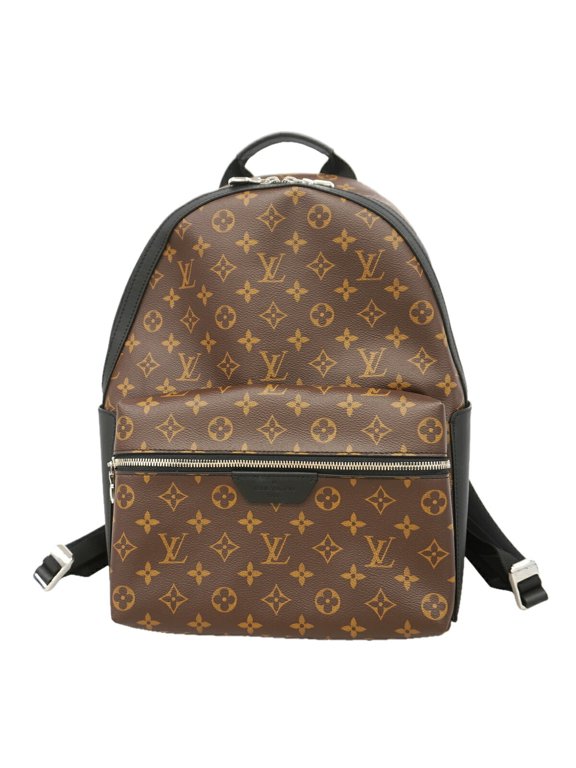 Pre-Owned Louis Vuitton Monogram Macassar Discovery Backpack PM M46684 Brown Men's...