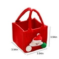 thumbnail image 3 of LWZWM Holiday Decor Clearance Sales Today Deals Prime Christmas Style Bags Washable Tote Bags Reusable Santa Claus Packaging Bags Christmas Wrapping Bags For Christmas Party Supplies Candy Gift Bags, 3 of 7