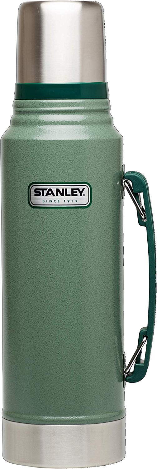 Stanley Classic Stainless Steel Thermos Vacuum Bottle 1.1 Quart Hammertone Green 